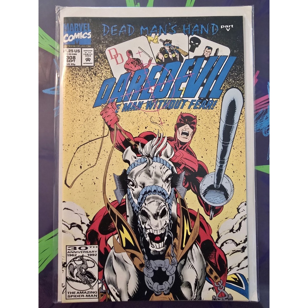 Daredevil #308 Sept. 1992 Marvel Comics